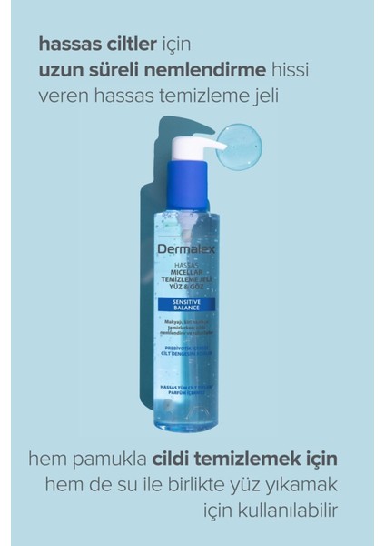Sensitive Balance Micellar Yüz ve Göz Çevresi Temizleme Jeli 200ml