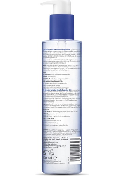 Sensitive Balance Hassas Ciltler Için Avantajlı Temizleme Jeli Seti 200 ml x 2 Adet