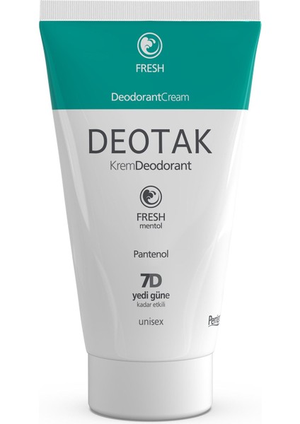 Mentol Ferahlığı 7 Güne Kadar Etkili Krem Deodorant 35 ml x 3 Adet