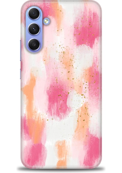 Samsung Galaxy S24 Plus Kılıf Hd Baskılı - Pembe Palet