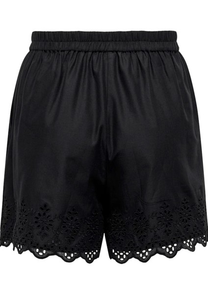 Onllou Lıfe Emb Loose Shorts Wvn Siyah fiyatları