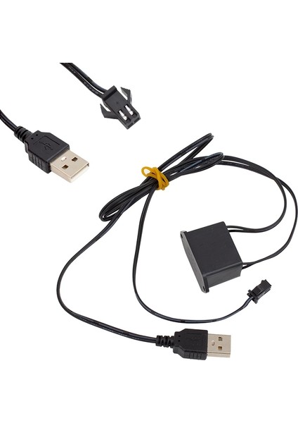 Neon Sarı 5 Metre Ip Aydınlatma 5 V USB Adaptörlü (4887)