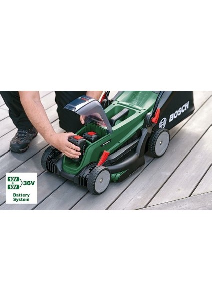 Universal Rotak 2X18V-37-550 Çim Biçme