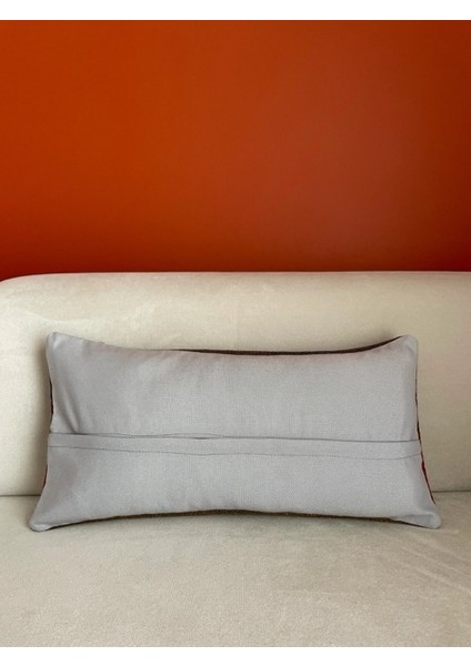 30 x 60 cm Kırmızı Renk Boho Stili Harika Kondisyonlu El Dokuma Eşsiz Kırlent Kılıf modelleri