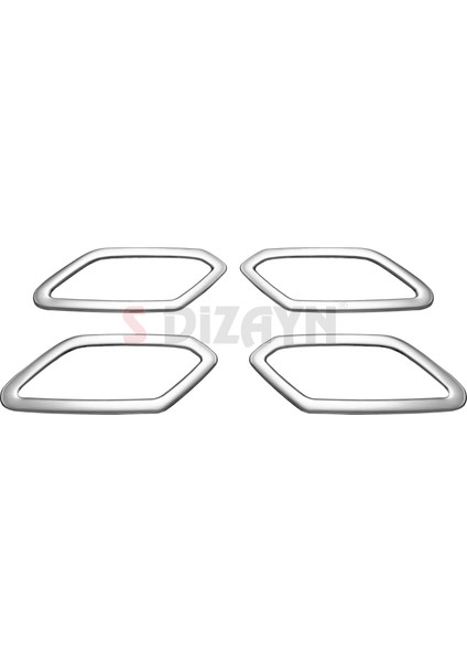 Renault Duster Krom Iç Kapı Kolu Çerçevesi 4 Prç 2024 Üzeri (Mat Krom) fiyatları