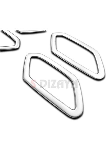 Renault Duster Krom Iç Kapı Kolu Çerçevesi 4 Prç 2024 Üzeri (Mat Krom) fırsatları