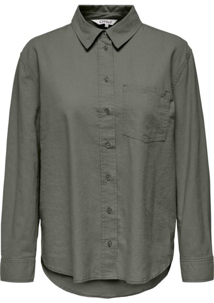 Onltokyo Lıfe L/s Lın Bl Shırt Pnt Noos Koyu Mavi fırsatları