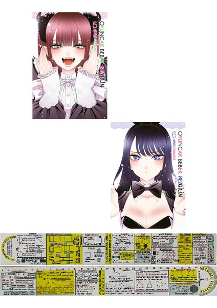 Oyuncak Bebek Sevgilim 5-6. Ciltler Manga Seti + Mat. Öğreten Cetvel