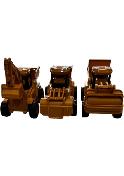 Oyuncak Iş Makinaları Seti Dozer, Kepçe ve 3lü Set