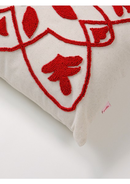 Marakeş Punch Kırlent Kılıfı - Kırmızı Dikdörtgen indirimleri