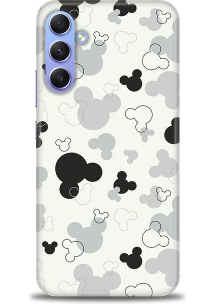 Samsung Galaxy S25 Plus Kılıf Hd Baskılı - Siyah Mickey
