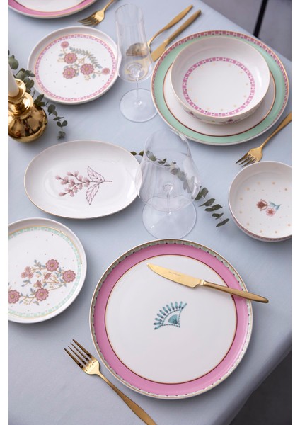 Bone Moderna 26 Parça 6 Kişilik Yemek Takımı Chirpy