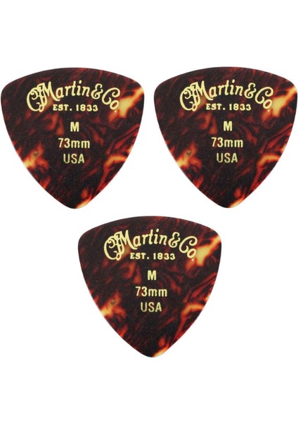 Medium Üçgen Pena 0.73 mm Gitar Pena (3 Adet)
