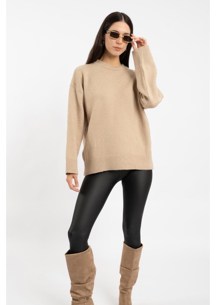 Rtd&vld Kadın VITA-173 Stob Bisiklet Yaka Triko Kazak Bej fiyatları