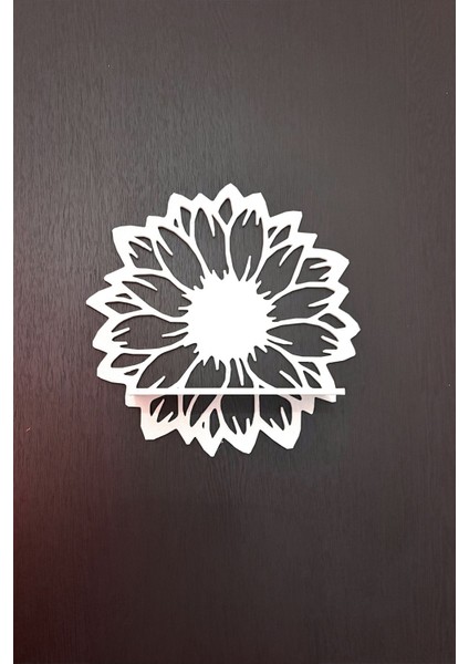 Çiçek Temalı Beyaz Dekoratif Raf RO00009, 20 x 19 fiyatları