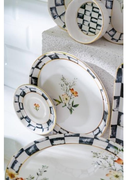 Peony 53 Parça Kahvaltı Takımı SR-07793