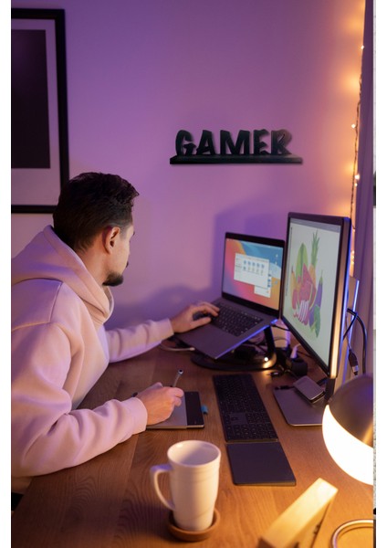 Gamer - Oyuncu Temalı Dekoratif Raf RO00006, 26 cm fiyatları