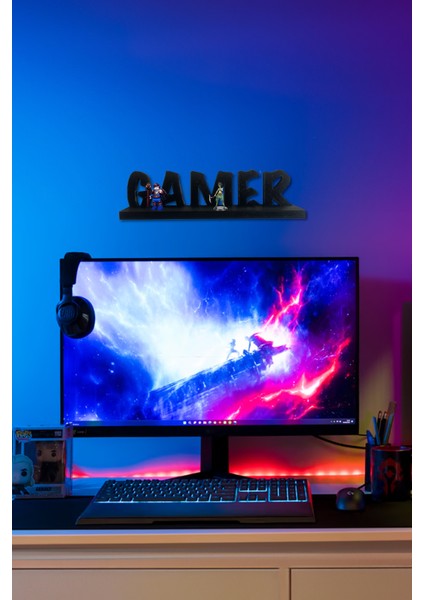 Gamer - Oyuncu Temalı Dekoratif Raf RO00006, 26 cm modelleri