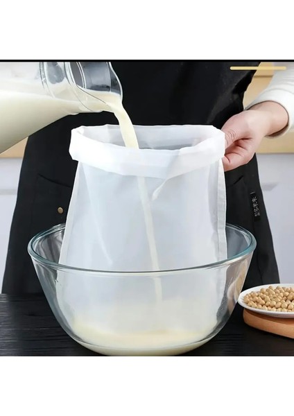 Dukart Home torba süzgeç, meyve suyu süzgeci, süt süzgeci, yoğurt süzgeci 25*35cm