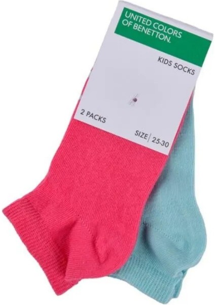 Unıted Colors Of Benetton Kız Çocuk 2'li Babet Çorap BNT-G24089