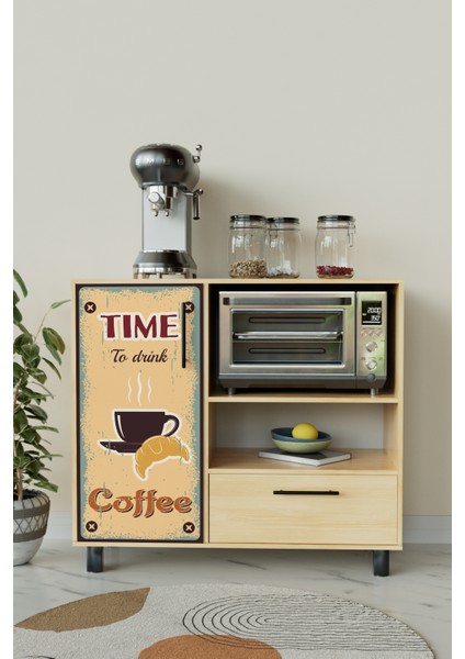Time To Drink Design "dafni" Kahve Köşesi Mutfak Dolabı