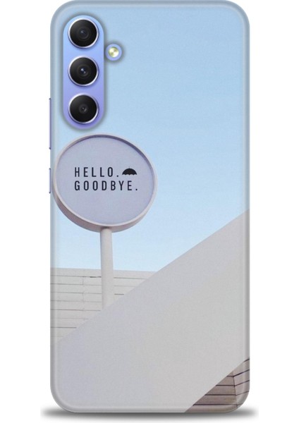 Samsung Galaxy A35 Kılıf Hd Baskılı - Hello Goodbye