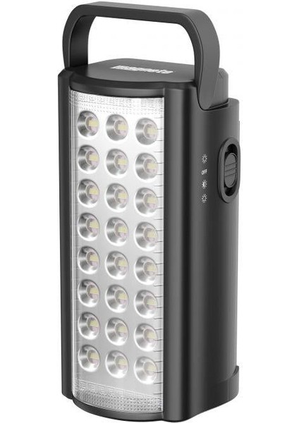 Usb Şarj Çıkışlı 24 Led 80 Saat Akülü Şarjlı Işıldak (4989)