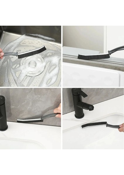 2li Çok Amaçlı Multi Ince Temizlik Fırçası Derz Arası Banyo Mutfak Lavabo Detay Temizleme Fırçası