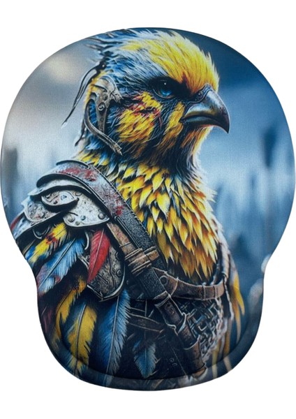 Bilek Destekli Memory Foam Kaymaz Taban Mouse Pad MSP-012 Desenli 0006