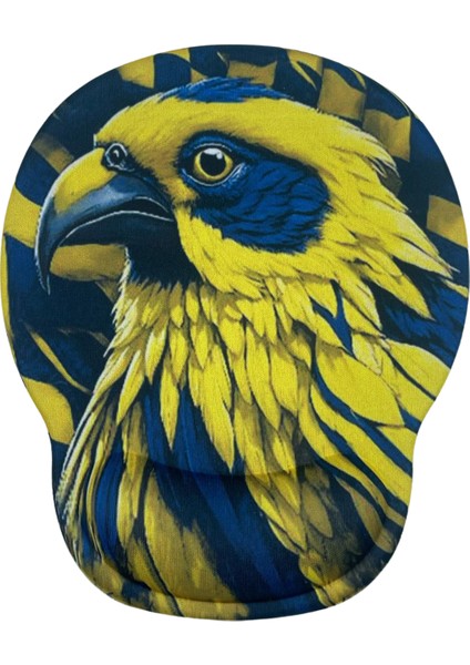 Bilek Destekli Memory Foam Kaymaz Taban Mouse Pad MSP-012 Desenli 0003