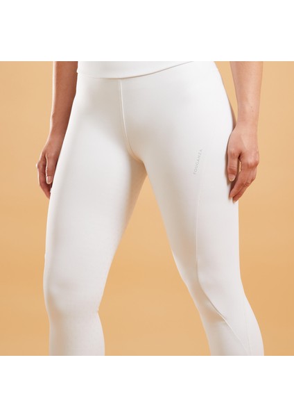 Fouganza Kadın Binici Taytı - Beyaz - 500 modelleri