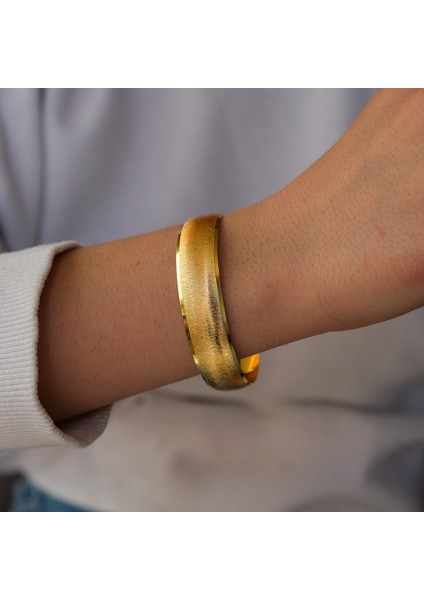 Altın Kaplama Kalemli Imitasyon 15MM Kalınlık Bilezik BLZ-1250 fiyatları