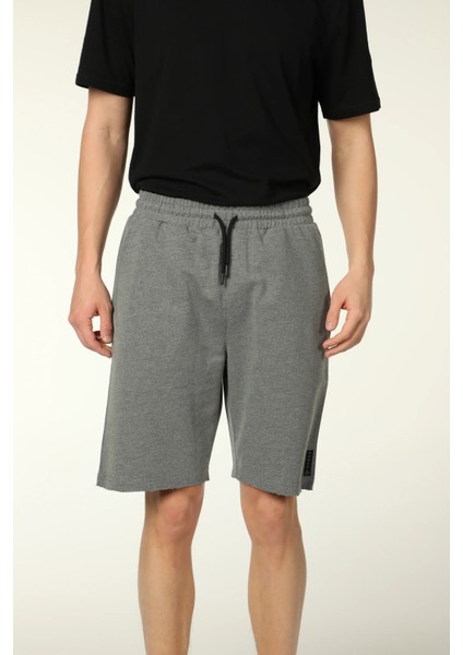 Erkek Basic Regular Fit Tişört Şort Takım Koyu Gri - Siyah fiyatları