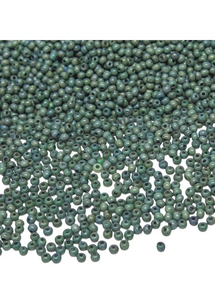 4 mm Pastel Yeşil Ahşap Boncuk 50 gr