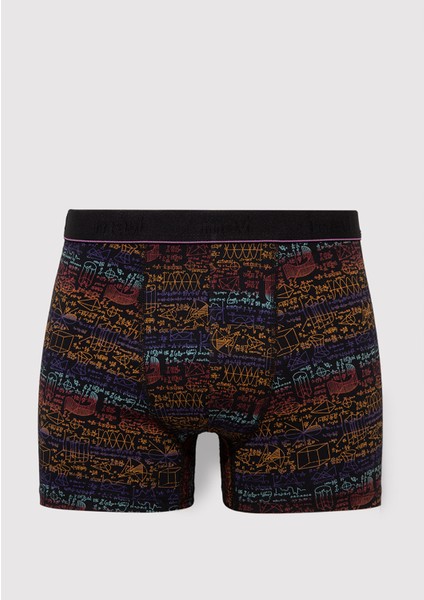 Baskılı Siyah Boxer 0910456-900