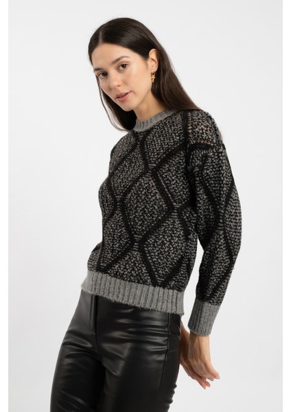 Rtd&vld Kadın VITA-188 Game Bisiklet Yaka Triko Kazak Siyah fiyatları