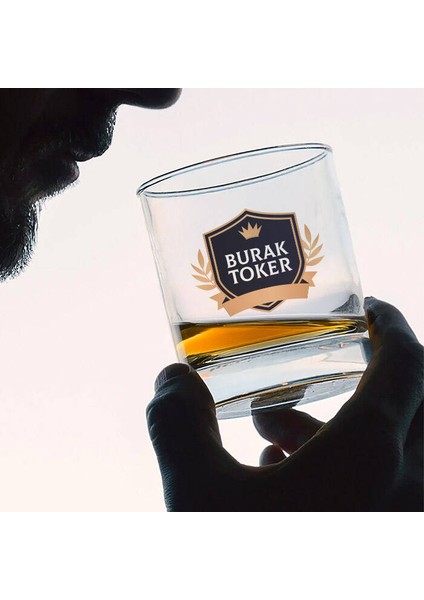 Isme Özel Viski Bardağı Hediyelik Şık Kutusunda modelleri