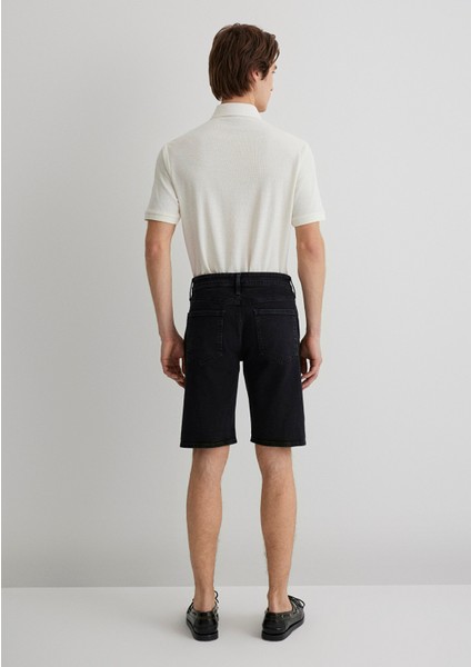 Erkek BRIAN Gri Street Comfort Jean Şort 0418484559