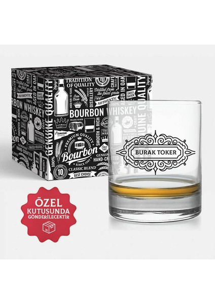 Orijinal Kutusunda Isi mli Viski Bardağı