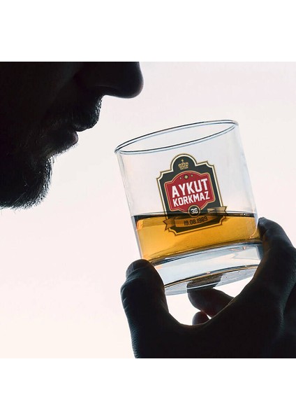 Premium Isme Özel Renkli Viski Kadehi modelleri