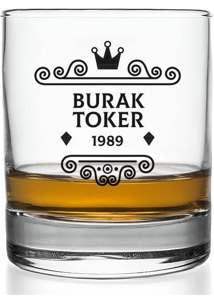 Isme Özel Viski Bardağı Orijinal Kutusunda fırsatları