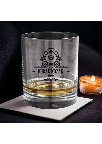 Arkadaşa Hediye Kişiye Özel Napier Viski Bardağı Seti fiyatları