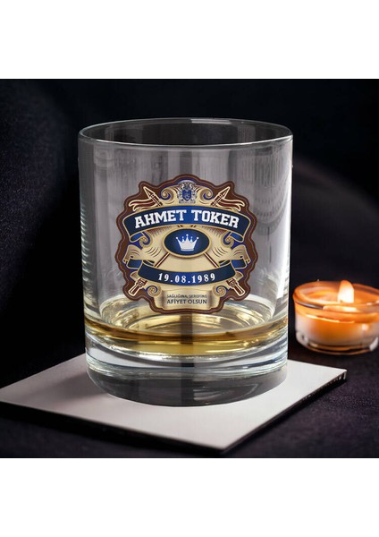 Özel Kutuda Kişiye Özel Glasgow Viski Bardağı Seti fiyatları