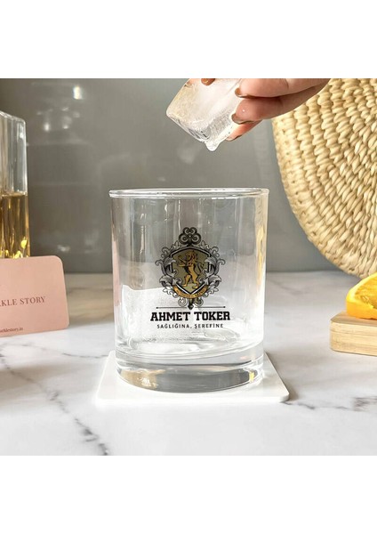Orijinal Aslan Tasarımlı Isme Özel Renkli Viski Kadehi fiyatları