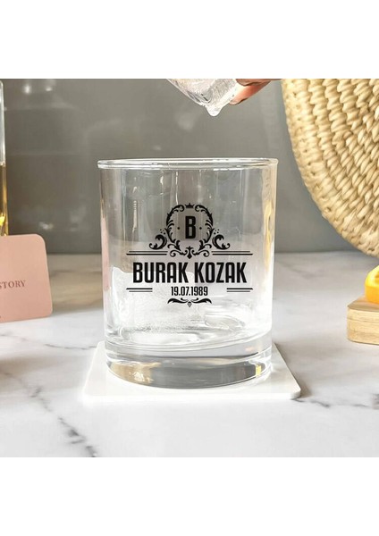 Kişiye Özel El Işçiliği Desen Işlemeli Viski Bardağı fiyatları