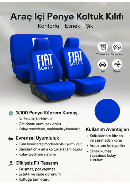 Fiat Nemo ile Uyumlu Oto Koltuk Kilifi ile Aracinizi Yenileyin Konforu ve Kaliteyi Bir Arada Yasayin fırsatları