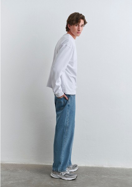 Mitte Street Indigo Mavi Denim Jean Pantolon 0010101-87669