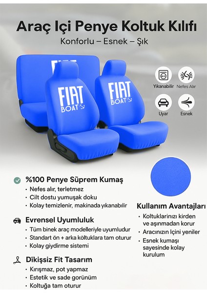 Birebir Uyum Isteyenlere Fiat / Tofaş Uno ile Uyumlu Oto Koltuk Kilifi Konfor ve Stil Bir Arada