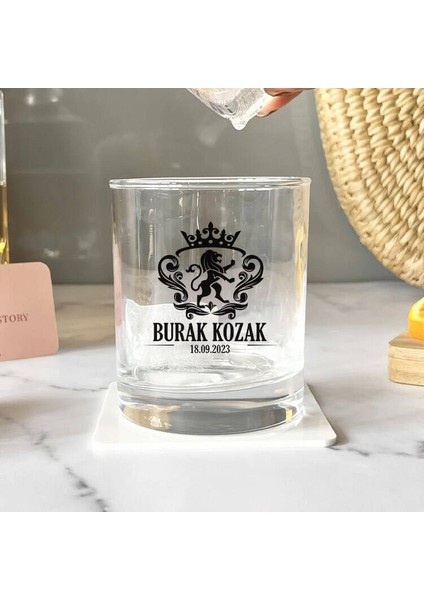Isme Özel Doğal Taş Desen Işlemeli Viski Bardağı fiyatları