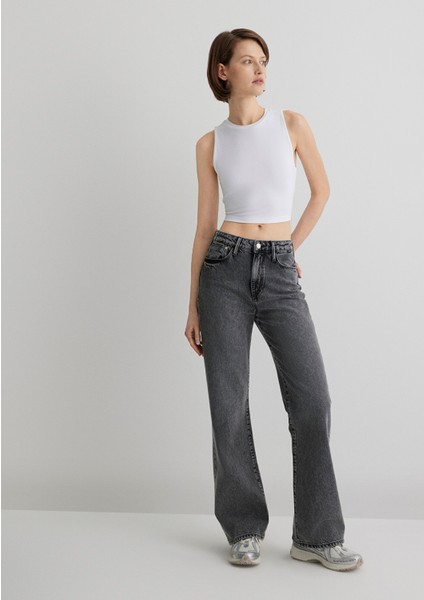 Victoria Classic Denim Koyu Gri Jean Pantolon 101072-89232